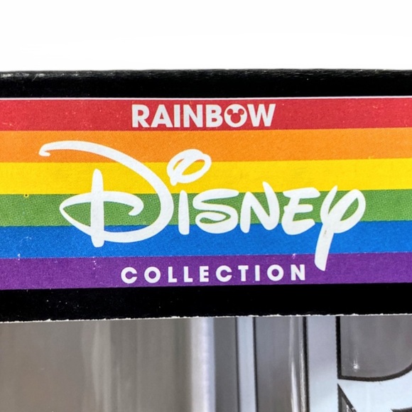 NIB Disney Rainbow Collection Set of 4 Glasses True to Your Heart Pride LGBTQ - Picture 4 of 8